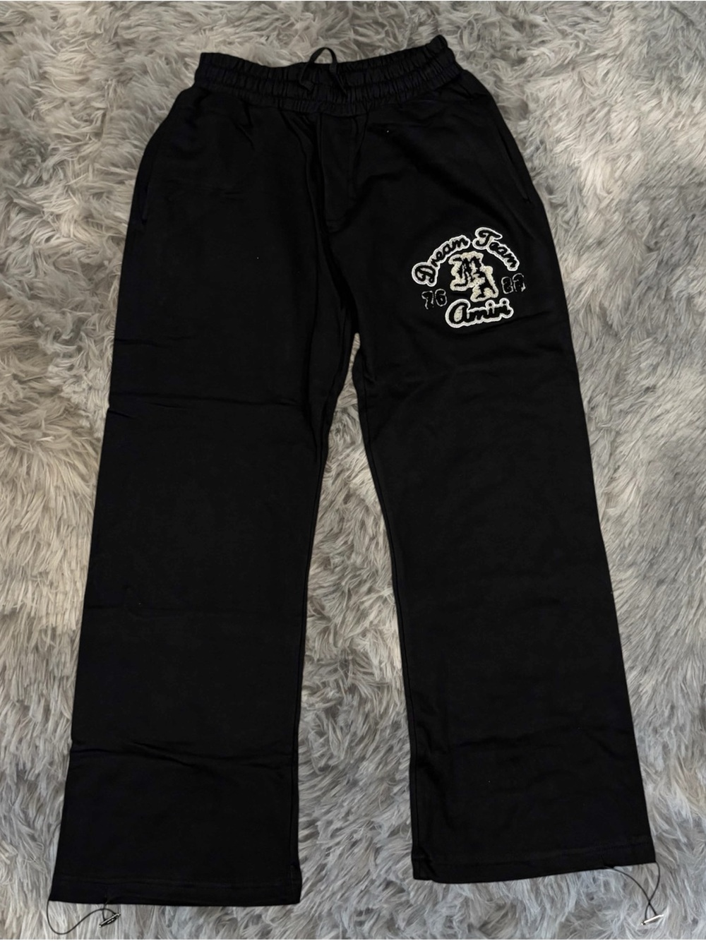 Black Patch “Dream Team” Amiri Sweatpants